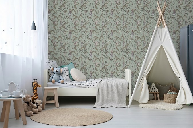 Coloring Spring magic Soft Green - 1031001-03 - 04730-01 paint Wallpassion